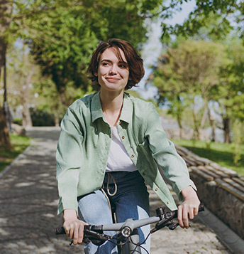biking